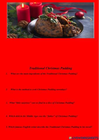 Traditional Christmas Pudding