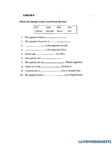 NIALC Vol. 2 Lesson 16 Ex. B