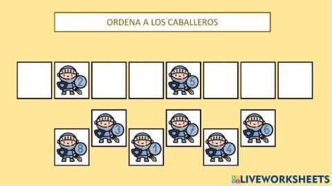 Ordenamos caballeros