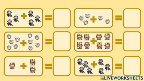 Sumas personajes castillos