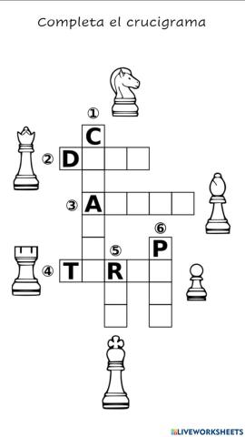 Crucigrama ajedrez