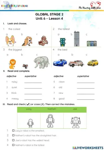 Global Stage 2 - U6, Superlative