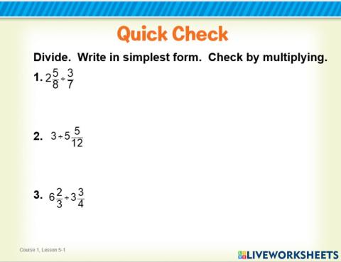 5.1 Integers Warm up