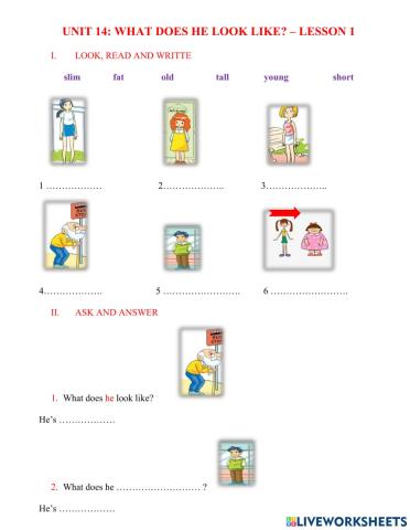 English 4 - Unit 14 - Lesson 1