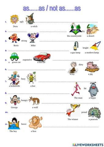 EOW5- Unit 6. Comparision with as.....as
