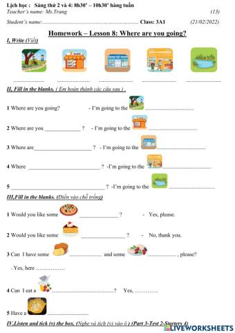 3A1-Lesson 8-What are you going?