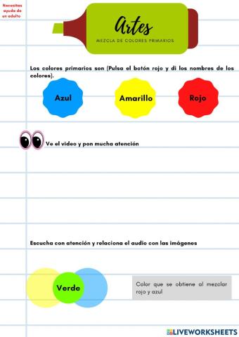 Mezcla de colore primarios