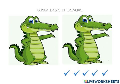 Diferencias cocodrilo