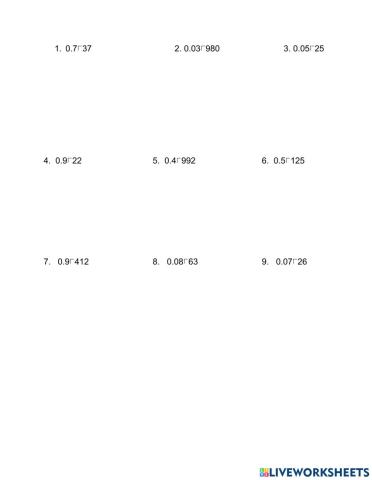 Long Division Decimal Divisor