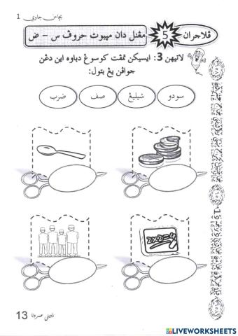 Bacaan Jawi - Sin hingga Dhod