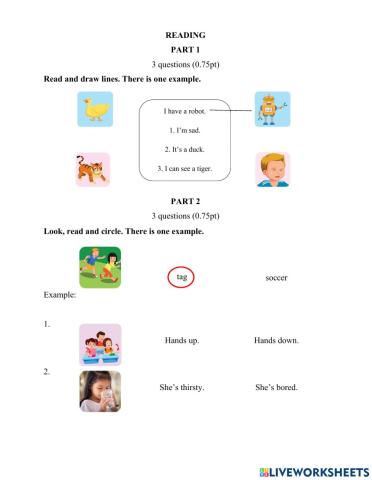 Sm2 - sem 1 test - reading