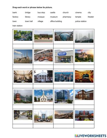 Neighborhood Vocabulary Level 1