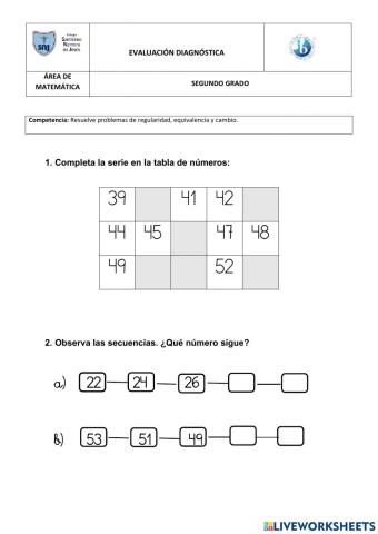 Resuelve problemas de regularidad