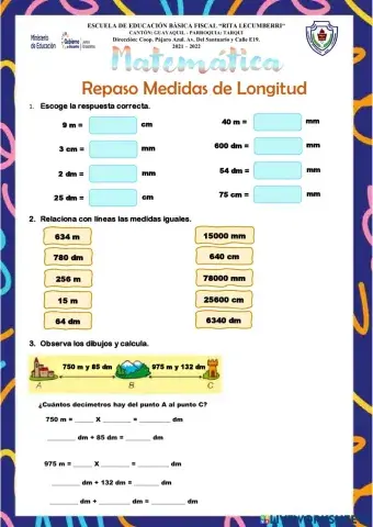 Medidas de Longitus