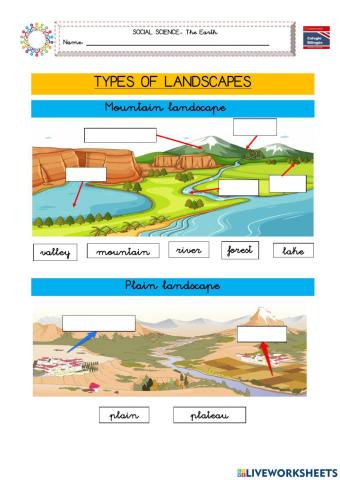 Types of landscapes