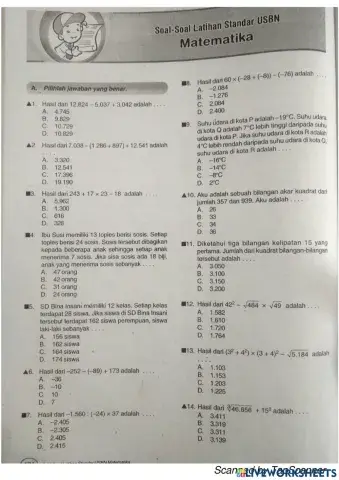 Lat soal USBN