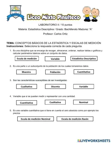 Laboratorio estadística
