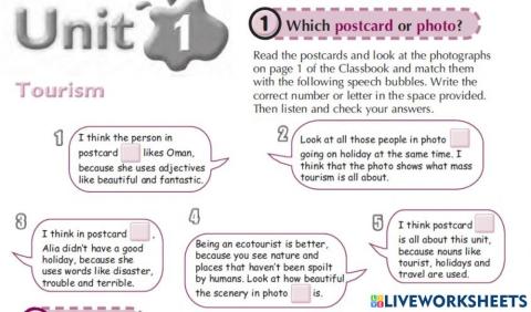 CB p.1 and Activity 1, SB p.2