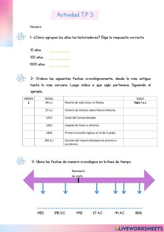 El tiempo histórico