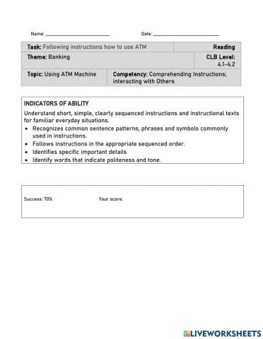 Reading about banking in Canada