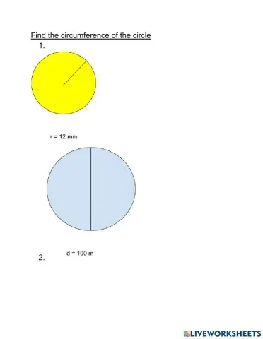 Circumference of a circle