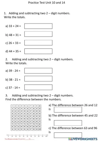 Practice Test Cambridge Maths 2