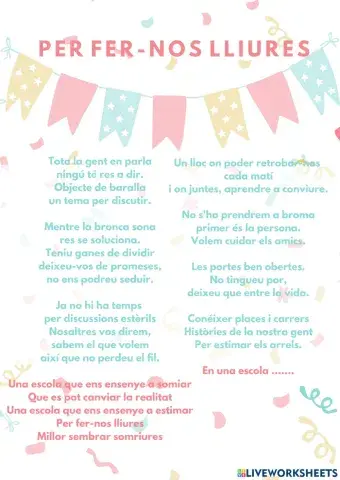 Per fer-nos lliures Trobada horta sud