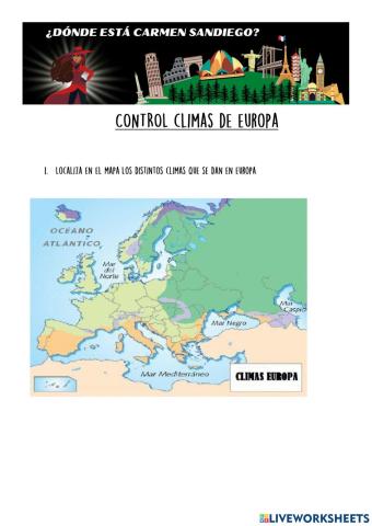 Los climas de europa