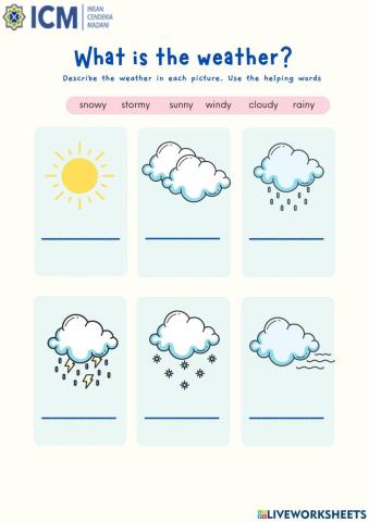 Weather Worksheet