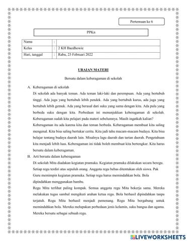 Bersatu dalam kebergaman