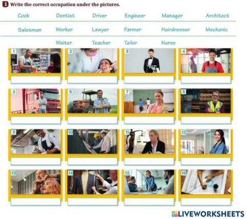 6 6.ünite occupation (wow) 2.etkinlik