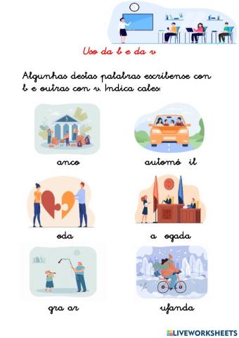 O uso do b e do v