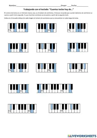 Semitonos de un rango