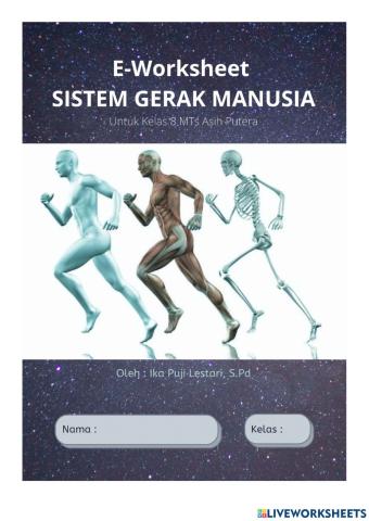 E-worksheet sistem Gerak part 1