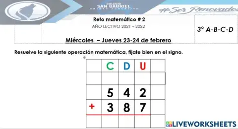 Reto matemático - 2