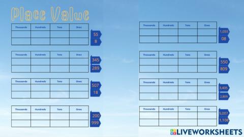 Place The Numbers In Their Proper Houses!