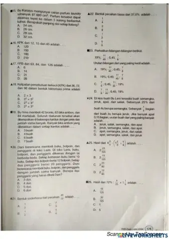 Matematika soal USBN