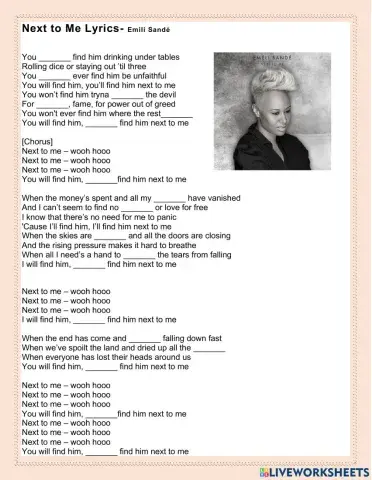 Future -Will- Song: Next to me