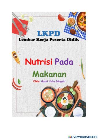 Lkpd sistem pencernaan (nutrisi)