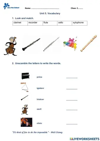 Unit 5. Vocabulary (2)
