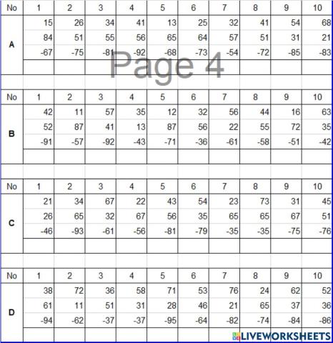 Penjumlahan dan Pengurangan tanpa rumus (pul 3 bar)