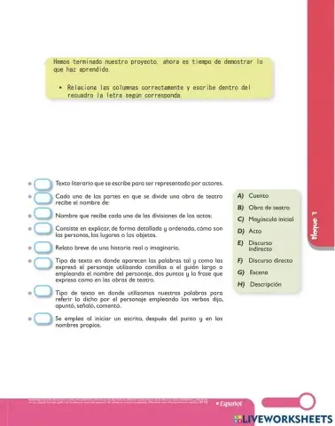El guion de teatro y sus principales características