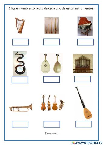 Instrumentos renacentistas