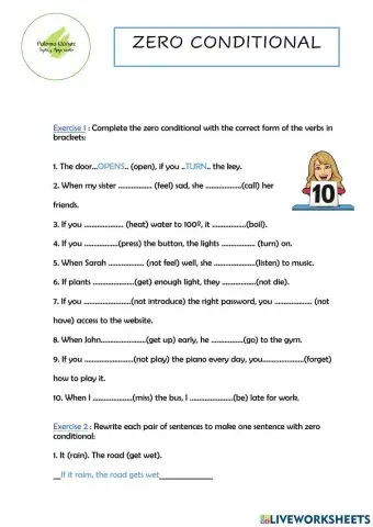 Lesson 36 - zero conditional