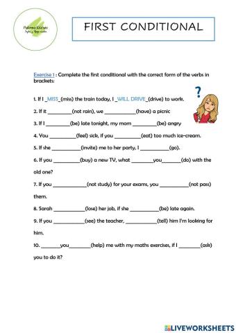 Lesson 37 - first conditional