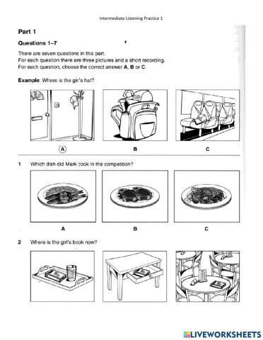 Intermediate listening 1