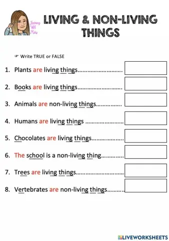 Living and non-living things