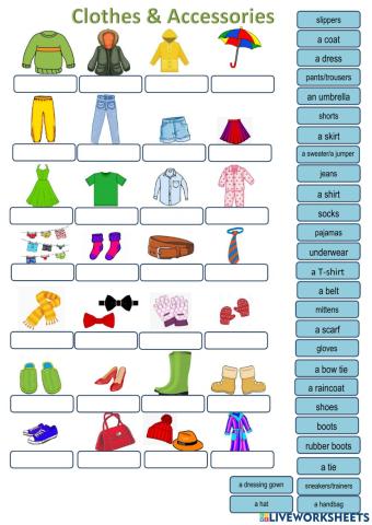 Clothes match with pics