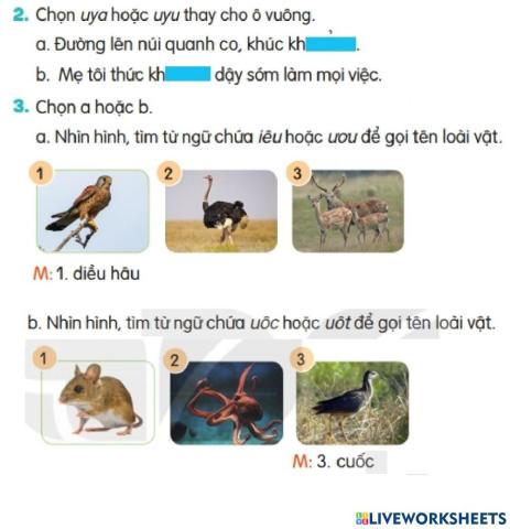 Nghe viết - Tuần 23 - Khủng long