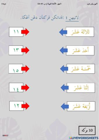 الأعداد العربية